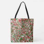 Boho Modern Groovy-kerstpatronen Tote Bag (Voorkant)
