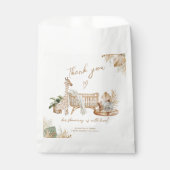 Boho Modern Heart Gender Neutraal Baby shower Bedankzakje (Voorkant)