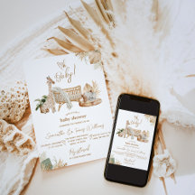 Boho Modern Heart Gender Neutraal Baby shower