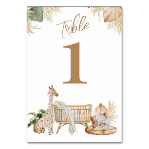 Boho Modern Heart Gender Neutraal Baby shower Kaart