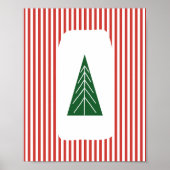 Boho Modern Kerstvakantie muur kunst print (Voorkant)