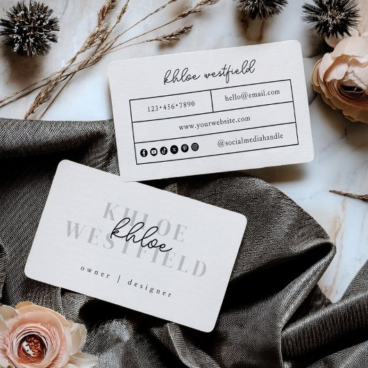 Boho Modern klein Visitekaartje