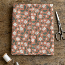 Boho Modern Madelijnpatroon Terracotta Salie