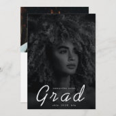 Boho Modern Minimal Afstuderen Foto Universiteit Aankondiging (Voorkant / Achterkant)