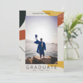 Boho Modern Photo School Afstudeerder Aankondiging (Staand voorkant)