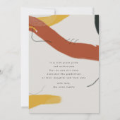 Boho Modern Photo School Afstudeerder Aankondiging (Achterkant)