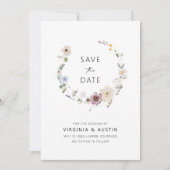 Boho Modern slaat de datum op Kaart (Voorkant)