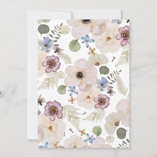 Boho Modern slaat de datum op Kaart (Achterkant)