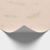 Boho Modern Veren Luxe Collectie Cadeaupapier (Hoek)