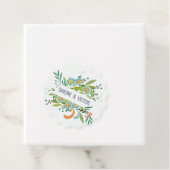 Boho Moderne Bloemenlelie van Vallei Bruiloft Bedankjes Labels (In situ)