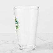 Boho Moderne Bloemenlelie van Vallei Bruiloft Glas (Links)