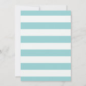 Boho Moderne Bloemenlelie van Vallei Koppels Douch Kaart (Achterkant)