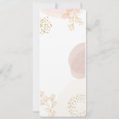 Boho Moderne Minimalistische Save The Date (Achterkant)