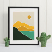 boho moderne wandkunst afdruk poster