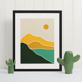 boho moderne wandkunst afdruk poster