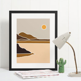 boho moderne wandkunst afdruk poster