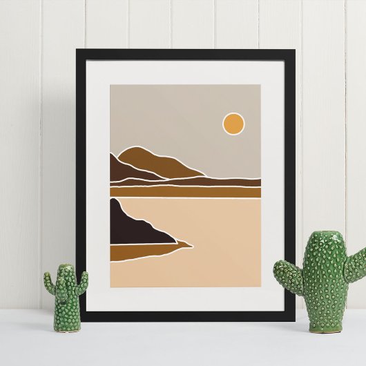 boho moderne wandkunst afdruk poster