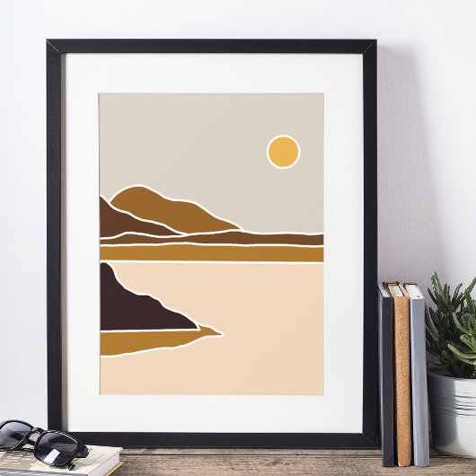 boho moderne wandkunst afdruk poster