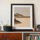 boho moderne wandkunst afdruk poster