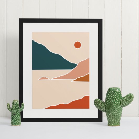 boho moderne wandkunst afdruk poster