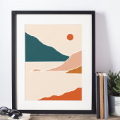 boho moderne wandkunst afdruk poster