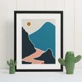 boho moderne wandkunst afdruk poster