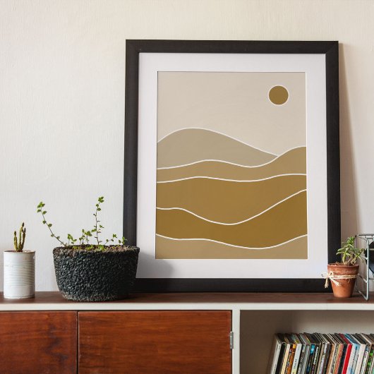 boho moderne wandkunst afdruk poster