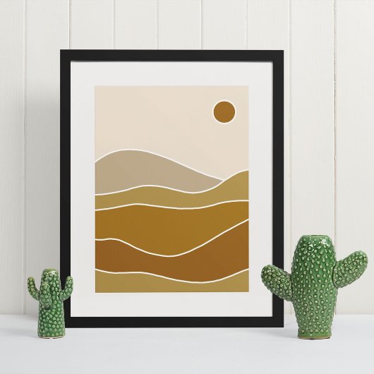 boho moderne wandkunst afdruk poster