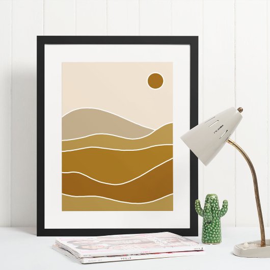 boho moderne wandkunst afdruk poster