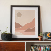 boho moderne wandkunst afdruk poster