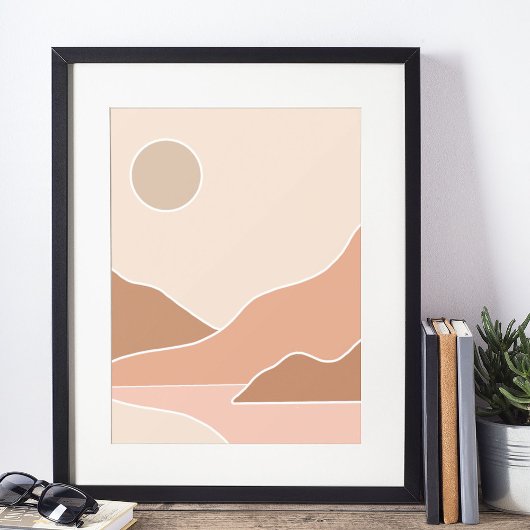 boho moderne wandkunst afdruk poster