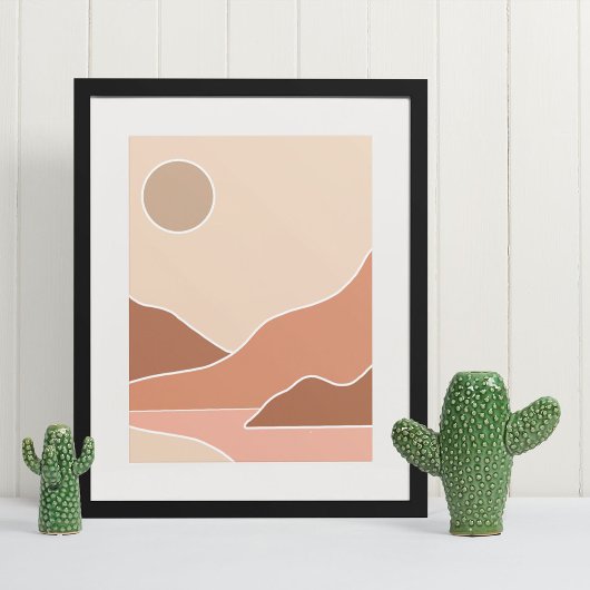 boho moderne wandkunst afdruk poster