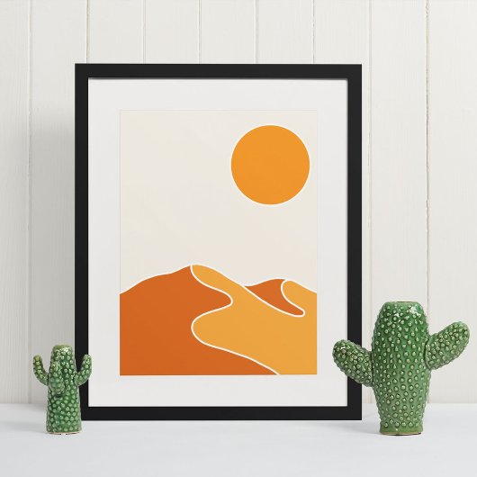 boho moderne wandkunst afdruk poster