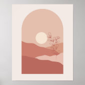 Boho moderne wandkunst afdruk, waarde poster papie (Voorkant)