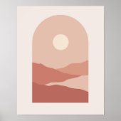 Boho moderne wandkunst afdruk, waarde poster papie (Voorkant)