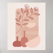 boho moderne wandkunst afdruk, waarde poster papie (Voorkant)