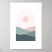 boho moderne wandkunst afdruk, waarde poster papie (Voorkant)