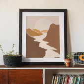 boho moderne wandkunst afdruk, waarde poster papie