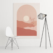 Boho moderne wandkunst afdruk, waarde poster papie