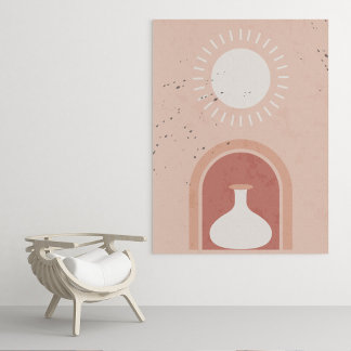 boho moderne wandkunst afdruk, waarde poster papie