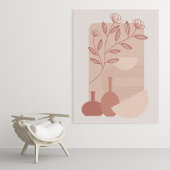 boho moderne wandkunst afdruk, waarde poster papie