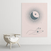 boho moderne wandkunst afdruk, waarde poster papie