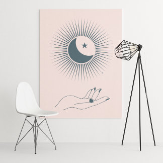 boho moderne wandkunst afdruk, waarde poster papie