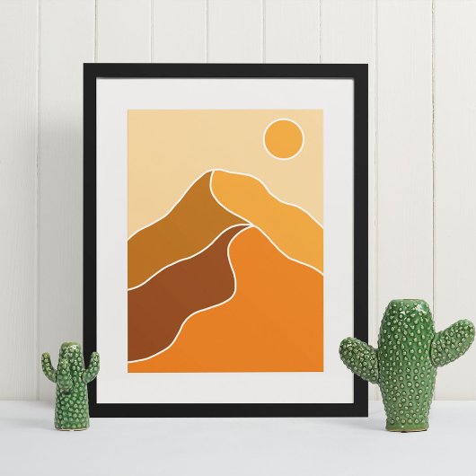 boho moderne wandkunst afdruk, waarde poster papie