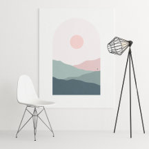 boho moderne wandkunst afdruk, waarde poster papie