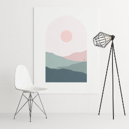 boho moderne wandkunst afdruk, waarde poster papie