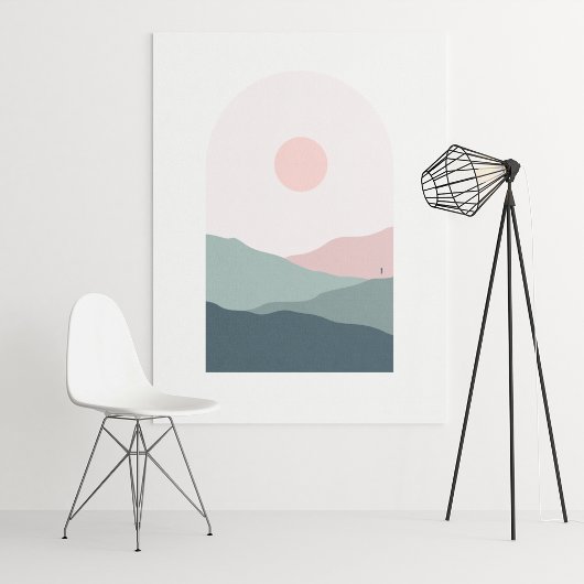 boho moderne wandkunst afdruk, waarde poster papie