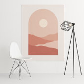 Boho moderne wandkunst afdruk, waarde poster papie