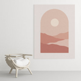 Boho moderne wandkunst afdruk, waarde poster papie