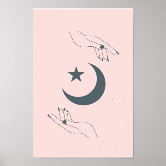 boho moderne wandkunst Afdrukken, waardevol Poster (Voorkant)